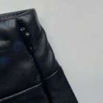 Leith NEW High Waist Faux Leather Leggings in Black Photo 5