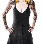 KILLSTAR  Strappy Back Stretch Mini Dress Size Medium Photo 0