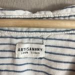 Artisan NY  linen stripe lagenlook blouse Photo 7