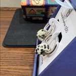 House of Harlow 1960 | Silver & Dalmatian Jasper Hoops Photo 5