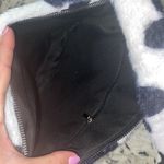 Black and White Floral Plush‎ Purse with top zipper Photo 2