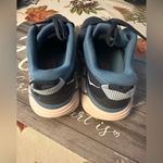 Hoka  Dark Blue and Peach Athletic Shoes Photo 3