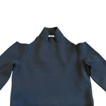 Alexander Wang Black Fitted Bodycon Dress Turtle Neck Cold Shoulder Size Small Photo 1