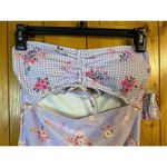 Decree Womens Textured Floral Monokini One Piece Swimsuit Juniors Size XS nwt (0 Photo 5