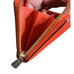 Michael Kors  Long Red Saffiano Leather Three Quarter Zip Wallet w/Gold Hardware Photo 5