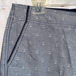 Columbia Shorts Womens 10 PFG Solar Fade Nautical Anchor 4" Oxford Blue Outdoor Photo 1