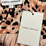 Karina Grimaldi NWT Anaii Cheetah Print Asymmetrical Hem Maxi Dress Photo 4