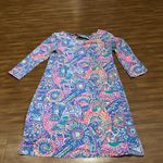 Lilly Pulitzer Lily Pulitzer Bay Dress No Drama Llama Print 100% Pima cotton style #27870 Sz M Photo 5