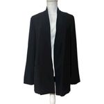 Aritzia  WILFRED Solaina Open Front Black Blazer size Large Photo 4