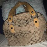 Coach Beige / Brown Purse Photo 2