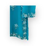 Boston Proper ♔ Chiffon Crystal Bead Embellish Kimono Sleeve Swim Coverup ♔ Aqua Photo 3