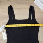 Aritzia Babaton '90S SLIT Black MIDI DRESS Photo 3