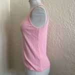 J.Crew Pink Pointelle Tank Top Medium Photo 2