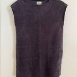 Aritzia Wilfred Free Nori Faux Suede Mini Dress Grey XXS Photo 4