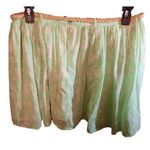 Old Navy  Green and Cream Skirt With Belt Size 10 Photo 1