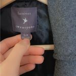 Forever 21 Vintage Winter Coat Tie Waist Pea Coat Preppy wool blend Photo 1