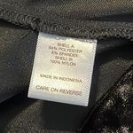 Eva Mendes NY&C medium womens black velvet v neck long sheer sleeve blouse sexy Photo 6