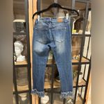 Judy Blue  Cropped Frayed Jeans Hem Relaxed I'm So Frayed Mid-Rise Straight denim Photo 2