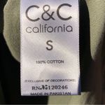 C&C California C & C california Leaf Print Boyfriend T Shirt NWT Small Photo 7