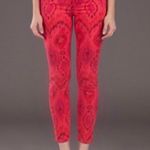 joe's jeans Geranium Tribal Print Skinny Ankle Jeans Photo 2