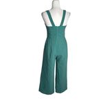 Gal Meets Glam Collection Jumpsuit Size 2 Teal Wide Leg Sleeveless Back Zipper Photo 2