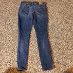 American Eagle The‎ Dream Jean Denim Blue Wash Stretch Skinny Jeans Size 2 Short Photo 6