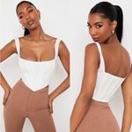 House Of CB Ninetta White Mesh Corset Sz M NWOT Photo 9