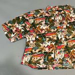 Forever 21 Women's Shirt Tropical Vacation Cropped Multicolored Size Med… Photo 1