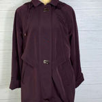 FS Limited plum purple double lined removable hooded zip toggle parka coat Small Photo 0