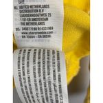 Hollister Yellow Floral Long Sleeve Wrap Blouse Top Womens Size Large Y2K Photo 3