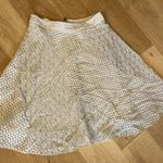 Anthropologie Maeve Thera Skirt Size 4 High Rise beige Mix Media Leaf Geo Print Photo 0