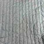 Quilted Blue Tote Bag with Animal Embroidery Boho Anthropologie Style Photo 7