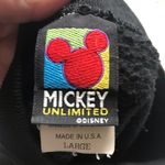 Disney Vintage 90s  Mickey Mouse Crewneck Sweatshirt  L  Neon Unisex Y2K Rainbow Photo 4