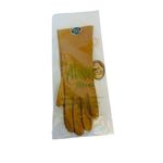 Vintage Cabraro By Hansen Silk Camel Gloves Size 7 NOS With Tags May Co. 1970 Tan Photo 2