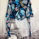 Gypsies & Moondust  Blue Floral Shorts Size Medium Photo 1