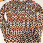 Ariat  Fitted Western Shirt Aztec Geometric w/ Snaps long sleeve Women’s Large Photo 0