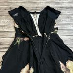 Maeve  by Anthropologie Womens Bergenia Cropped Jumpsuit 2 Black Pink Green White Photo 7