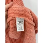 Barefoot Dreams  Cardigan Womens L/XL CozyChic Lite Ribbed Shrug Coral Open Front Photo 4