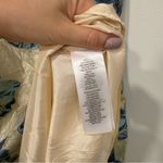 Adrianna Papell  Blue Floral Gold Metallic Square Neck Midi Dress 14 Photo 5