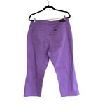 Lee NWT Women's Denim Capri In Color Lilac SZ-14 Photo 7
