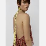 ZARA NWT Skater Halter Neck Top Open Back XS Photo 2