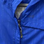 Lole  Blue Windbreaker Lightweight Rain Jacket with Hood Adjustable Zip Pockets Photo 3