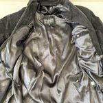 wilson's leather Vintage Wilsons Suede Leather Jacket Parka Cinch Waist Hooded Zip Up Large Photo 3