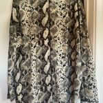 White Birch Oversized V-neck snake print soft tunic shirt size XL thin sweater shirt Photo 1