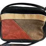 Suede Color Block Small Boho Crossbody Photo 2
