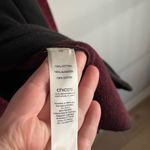 Chico's Chico’s 100% Cotton Tie Front Cardigan Jacket Black Cranberry Jacquard L (2) Photo 3