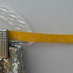 Tipsy Elves  size XL Sparkling Silver Leggings sequin high waist elf Christmas wi Photo 6