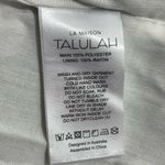 NWT La Maison Talulah Honeycomb Spot Black White Print Tie Waist Mini Dress XXS Photo 10