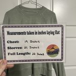 Lululemon Cropped Long Sleeve Raglan Sweatshirt Green Women's Size 6 No Tag Photo 1