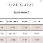 l*space L  High Tide Bikini Top Colorblock Scoop Neck Bralette Black White D Cup Photo 8